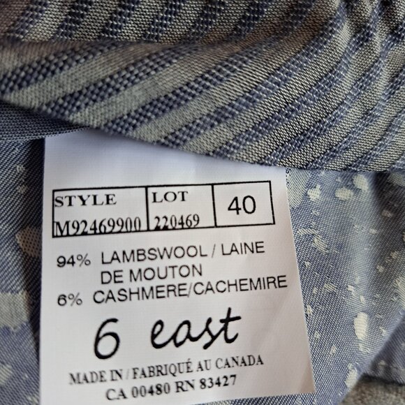 NEW 6 East Men's Grey Wool Cashmere Pants Sizes 32 and 40 - Picture 11 of 16